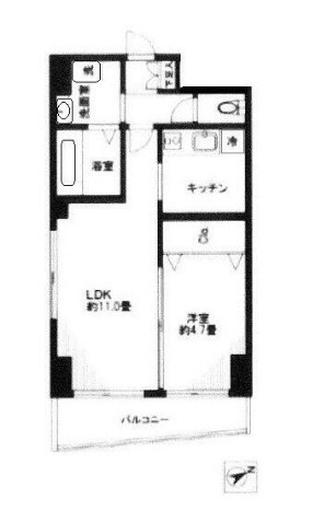 ロメック山手日暮里の間取り
