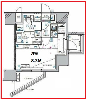 【間取り】 | ディアレイシャス北千住