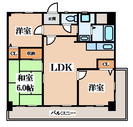 【間取り】 | サンヴェール春日