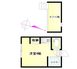 アーバンプレイス雑司が谷Aの間取り