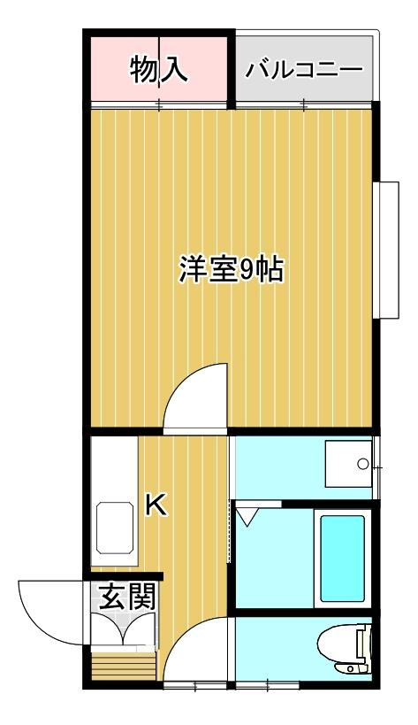 コーポラス米山の間取り