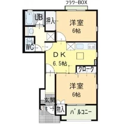 Life館ボナールBの間取り