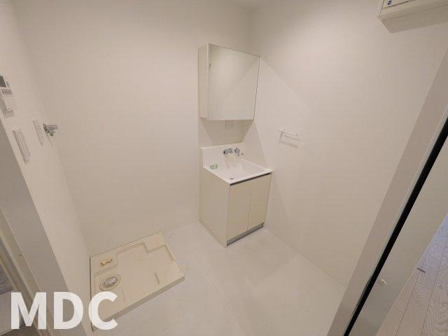 徳島市川内町上別宮北のアパートの洗面所