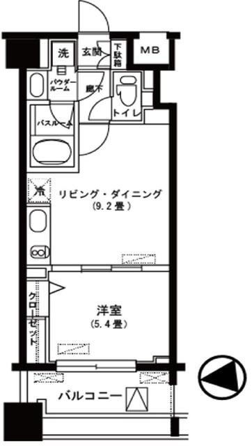 ラグジュアリーアパートメント三ノ輪の間取り
