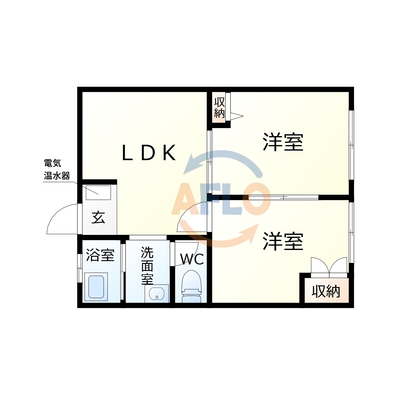 ケイアンドティ心斎橋東　南小学校区の間取り|ケイアンドティ心斎橋東　間取り