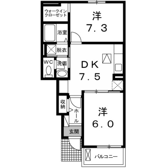 【間取り】 | ヴィラ・アンジュ