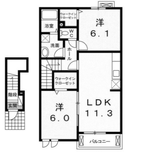 【間取り】 | プルメリア　ガーデン　Ｃ