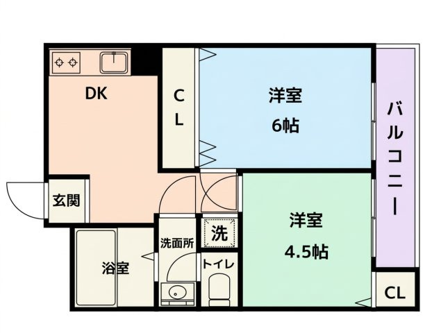 【間取り】 | ナンノ第8号館