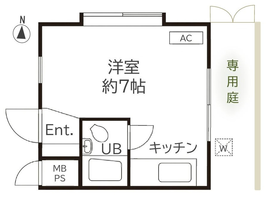 八雲マンションの間取り