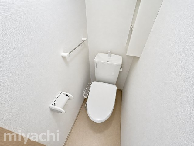 クラール名東イーストBのトイレ