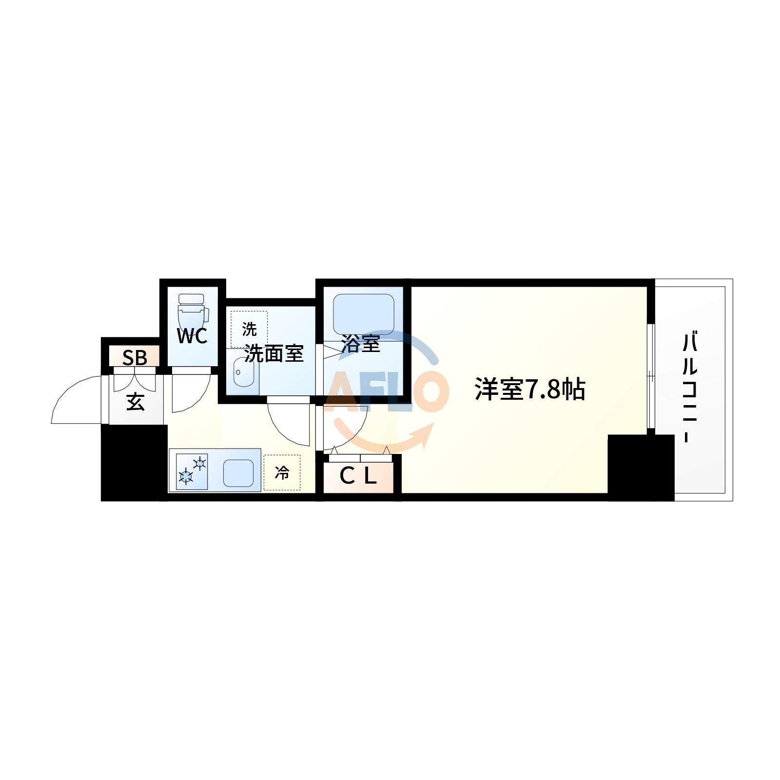 BPRレジデンス江坂の間取り|BPRレジデンス江坂　間取り