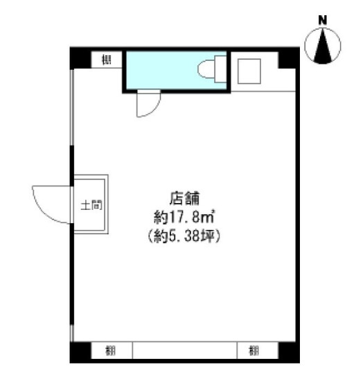 豊中市服部本町１丁目の店舗事務所の間取り