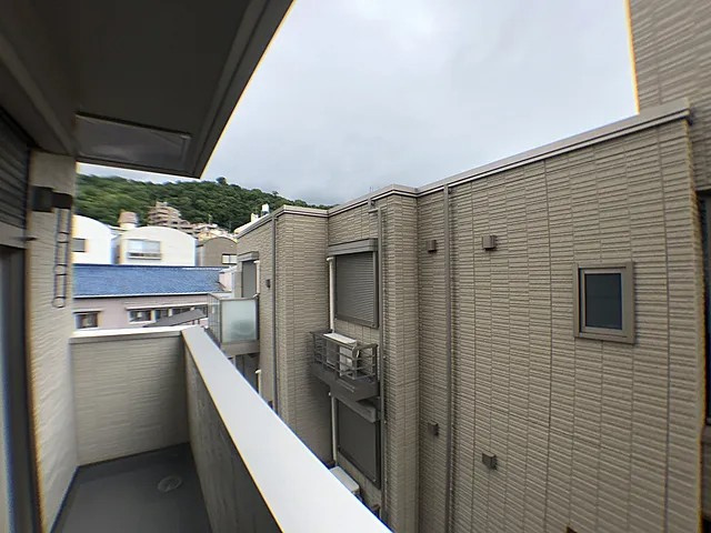 神戸市中央区山本通４丁目のアパートの展望