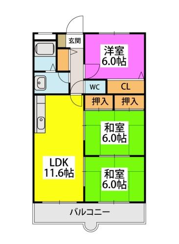 【間取り】 | 博多の森南
