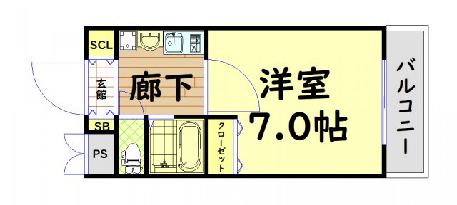 【間取り】 | エステムコート難波サウスプレイス