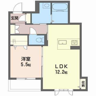【間取り】 | ベレオ鳴門 二号館