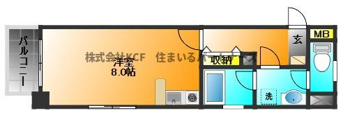 ロマネスク通町第2の間取り