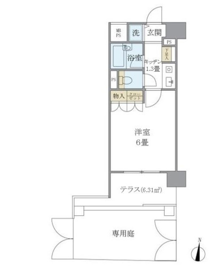 【間取り】 | プリヴェール目黒行人坂