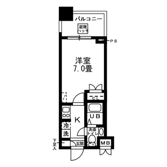 【間取り】 | 新品家具付きマンション錦糸16(KaGood東京) | ※間取りと異なる場合は現状を優先します。