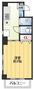 【間取り】 | 錦糸町YKOビル