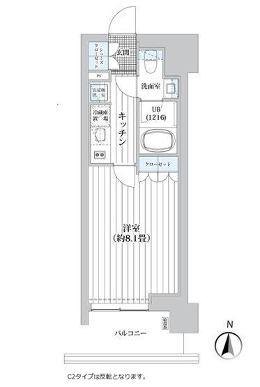 【間取り】 | ライオンズフォーシア清澄白河