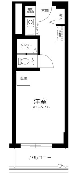 【間取り】 | コルム目黒不動前