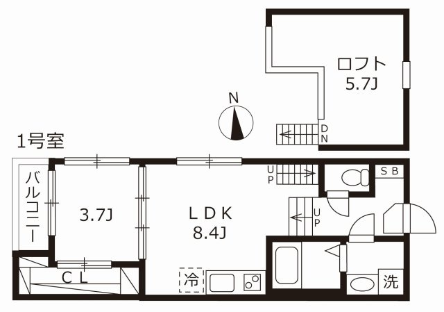 メゾンエトアの間取り