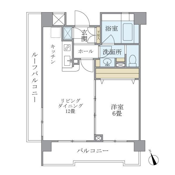 プレミアコンフォート西荻窪の間取り