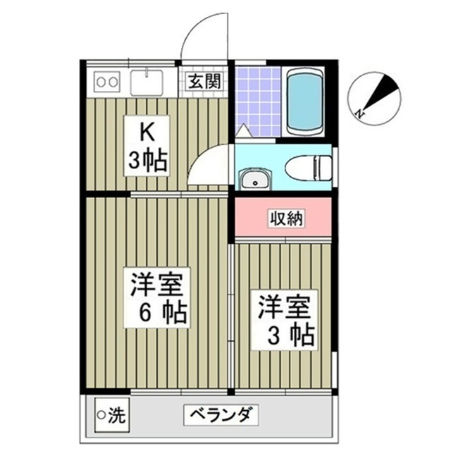 第2白楽マンションの間取り