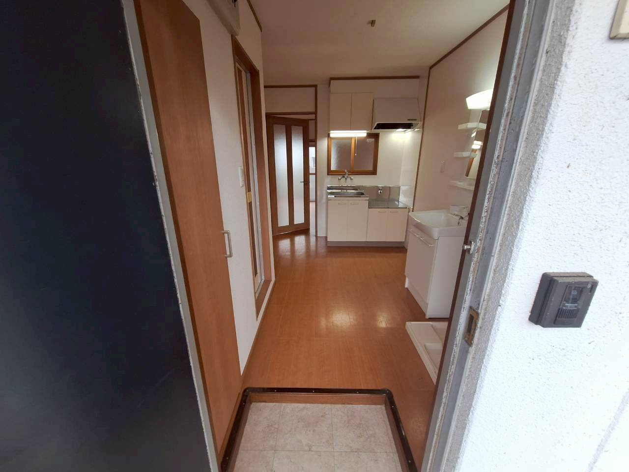プランドゥ合川Ⅰの玄関|ゆったりとした玄関です