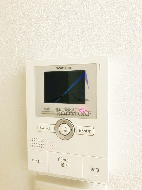 ヴィラ　ソネットのセキュリティ|モニター付きインターホンです。