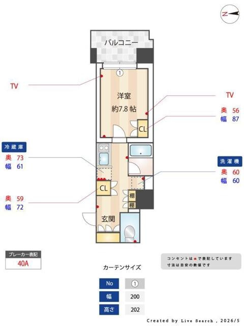 ｎｉｄｏ　ＭＯＴＯＡＳＡＫＵＳＡ(ニドモトアサクサ)の間取り
