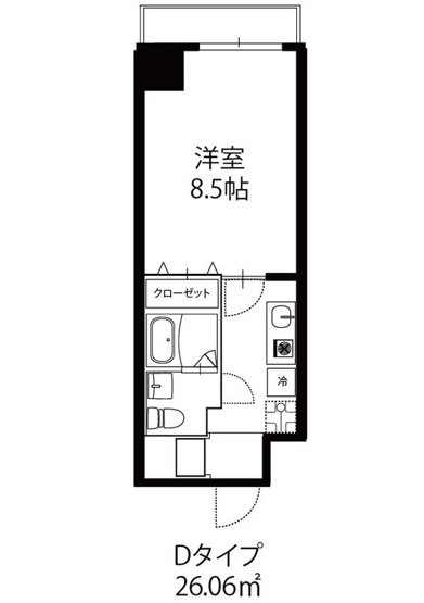 【間取り】 | ドミールｃｉｔｙ東中野II