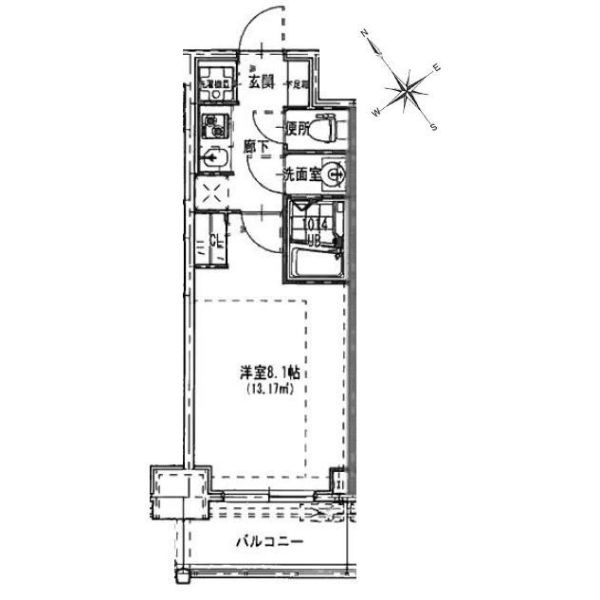 S-RESIDENCE都島の間取り