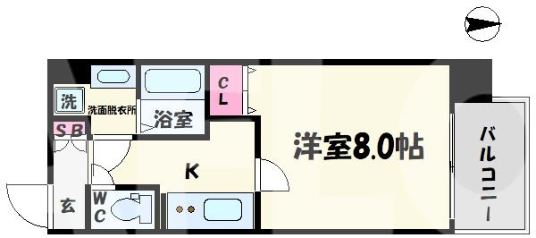 FOREST　NAMBA（フォレストナンバ）の間取り|FOREST　NAMBA（フォレストナンバ）　間取り