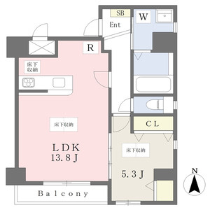 Ｑｕａｔｒｅ　ｓａｉｓｏｎｓ新大阪の間取り