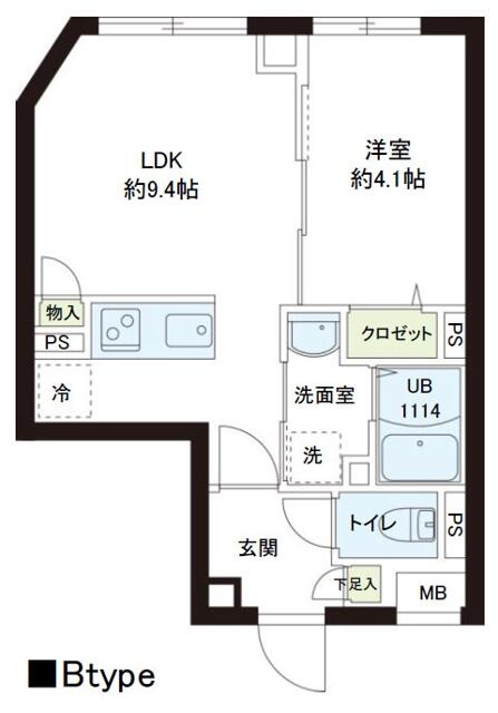 レピュア小石川レジデンス(レピュアコイシカワレジデンス)の間取り