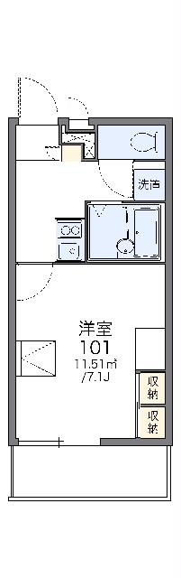 レオパレスマリオンの間取り