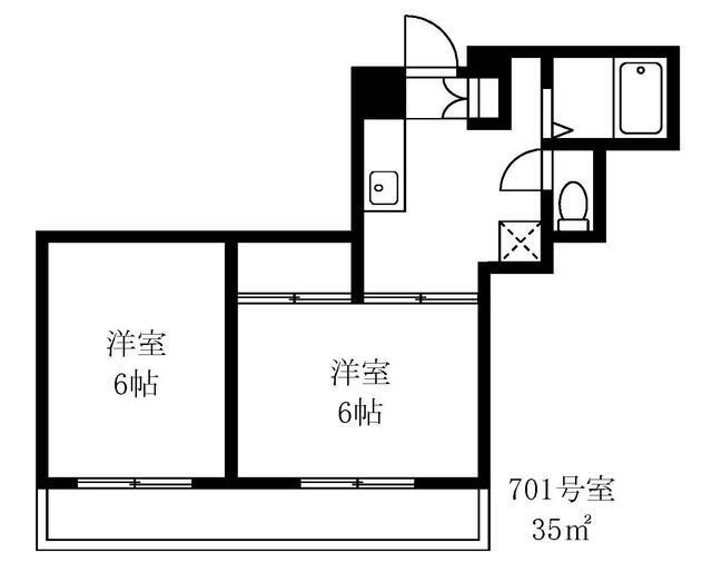 ニューシャトー蒲田の間取り