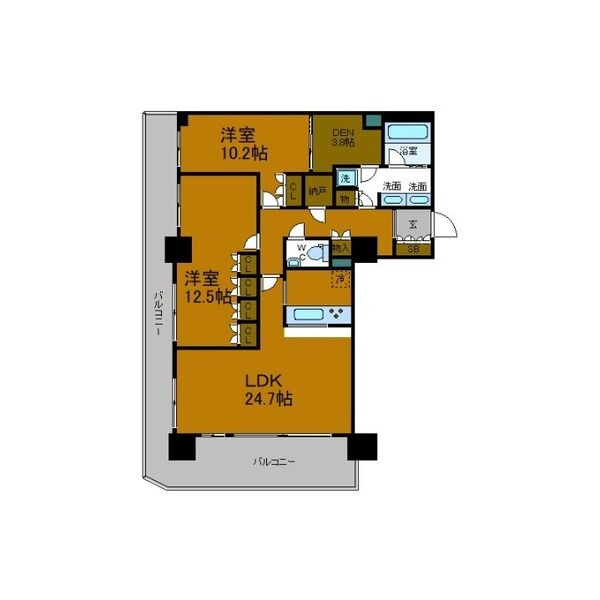 ルネッサなんばタワーの間取り