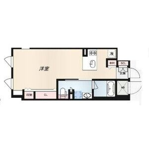 RIDGE北堀江の間取り