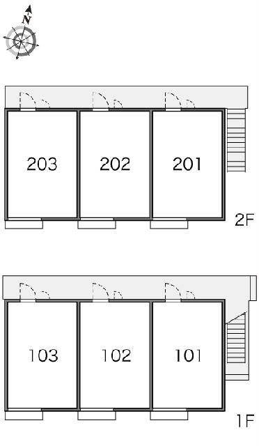 レオパレス上用賀三丁目の間取り