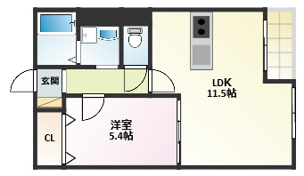 【間取り】 | Anesis守山 | 使いやすい間取りです