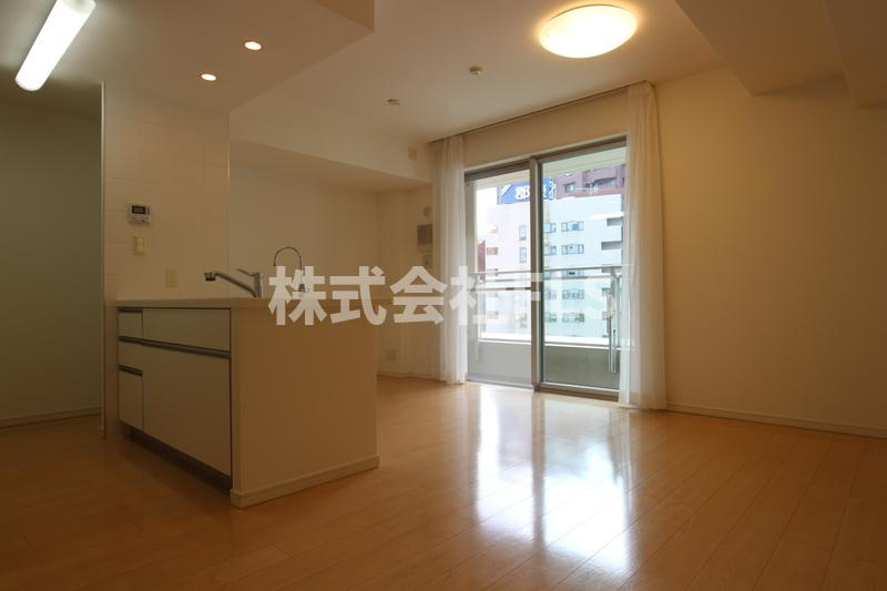 新宿区四谷４丁目の賃貸マンションの居間・リビング