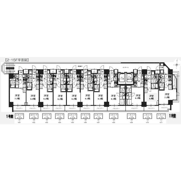 S-RESIDENCE南堀江の間取り