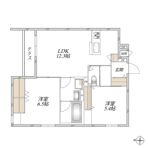 ＣＯＬＯＮＮＡＤＥ中野の間取り