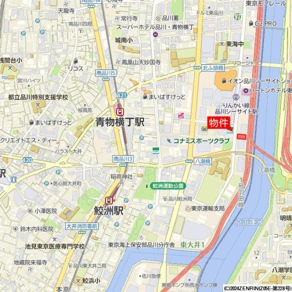 レグノ・カリテ品川シーサイドの地図|<!DOCTYPE html>
<html lang="ja">
<head>
    <meta charset="UTF-8">
    <meta name="viewport" content