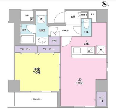 【間取り】 | ディクオーレ仙川
