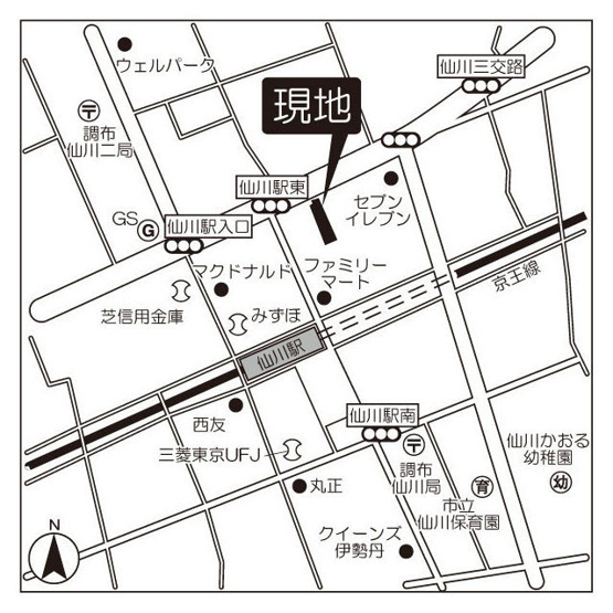 【地図】 | ディクオーレ仙川