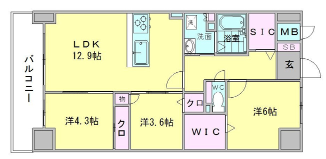 【区画図】 | Satowa吉塚
